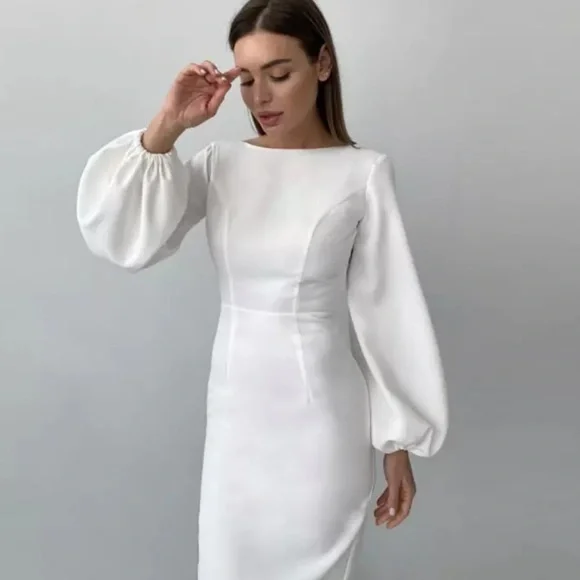 Backless Midi Dress - Picture 3 of 16